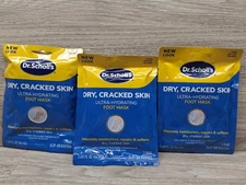Dr. Scholl's Dry, Cracked Skin, Ultra Hydrating Foot Mask, 3 Pairs Moisturizing 
