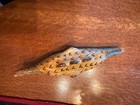 Primitive Clay Paint Decorated Fish Figure — photo 2