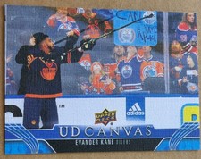 2023-24 Upper Deck Series 2 UD Canvas Evander Kane #C155 Edmonton Oilers