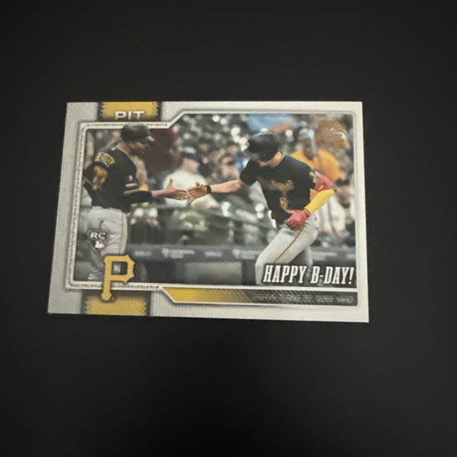 2026 Topps Update Konnor Griffin RC Happy-B-Day! #US246 Gold Mirror Image SSP