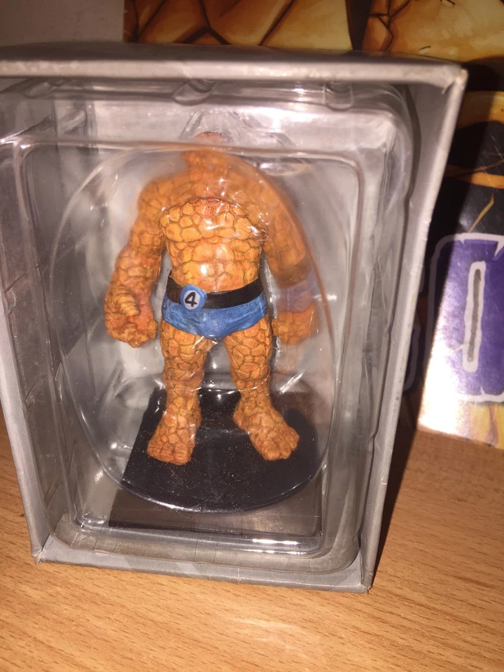 Figura Eaglemoss Clásica Marvel Colección N. 2 F4 THE THING SIN USAR, EN CAJA + Folleto 2010 Foto 2 de 3