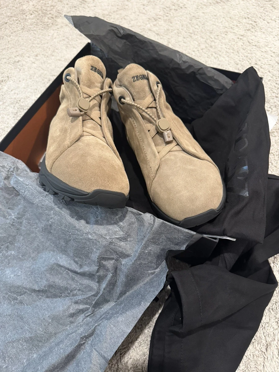 Ermenegildo Zegna Suede Boots for Men for Sale | Shop New  display picture 3