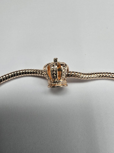 Rose Gold charm fits all charm bracelets - Picture 3 of 6