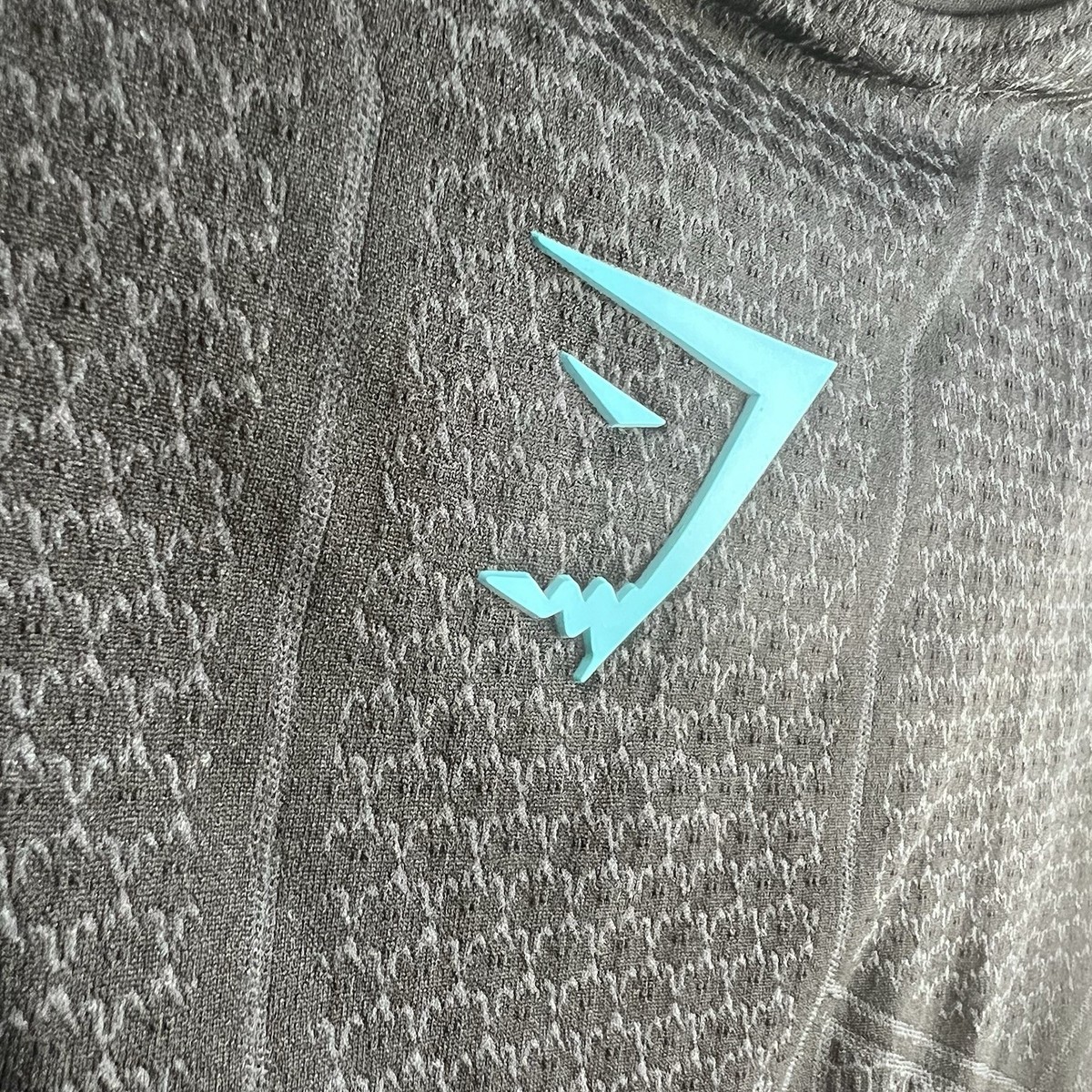 Gymshark Compression Fit Workout Shirt – Onyx V1 Style – Black