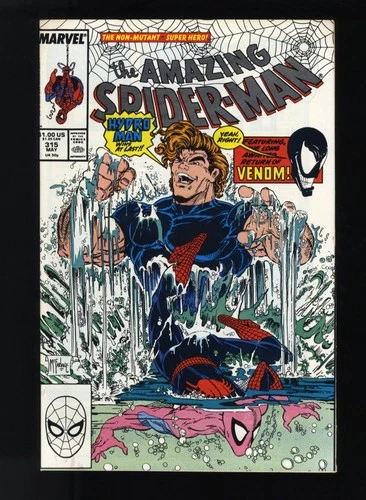 Amazing Spider-Man #315 NM+ 9.6 1st Venom Cover! McFarlane! Marvel 1989