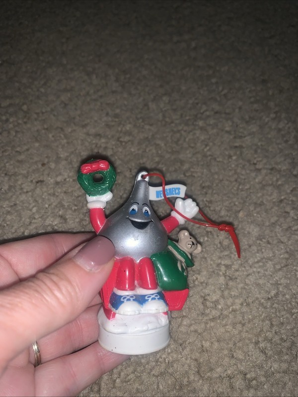 1995 Christmas HERSHEY'S KISS Chocolate Character Ornament Collectible Decor