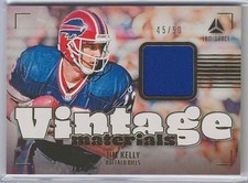 2024 Luminance #VM-JKY Jim Kelly Vintage Materials Gold 45/50-Buffalo Bills