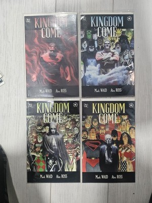 Kingdom Come #1 4 Complete Set (1996) DC   Mark Waid Alex Ross   Near Mint NM