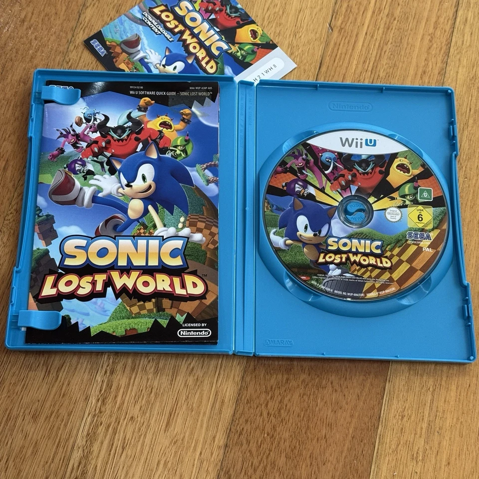 Sonic Lost World Deadly Six Edition Nintendo Wii U - Complete With Manual - Image 4 of 4