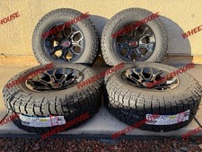 17x9 Toyota Trd Matte Black Wheels Rims Falken Tires Tacoma 4runner Fj Land 0mm
