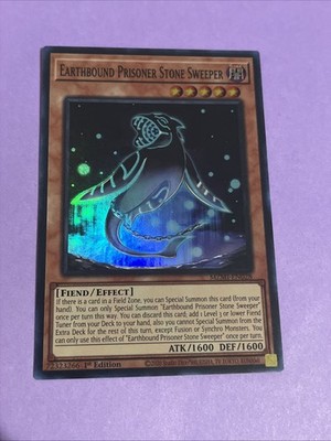 Yugioh! Earthbound Prisoner Stone Sweeper - MZMI-EN028 - Super Rare - 1st Editio