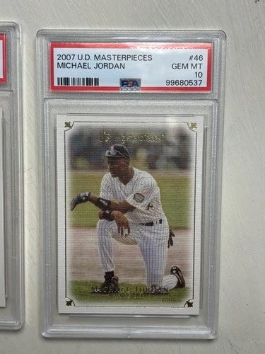 Michael Jordan 2007 UD Masterpieces Psa 10 Super Rare Goat Bulls White Sox🔥