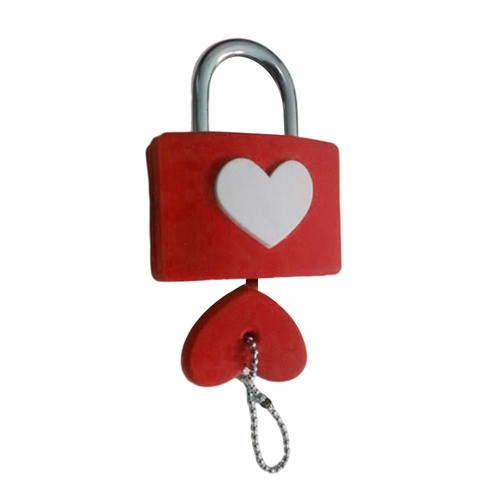 Anti-theft Concentric Lock Heart-shape Luggage Locks Home Decoration - Afbeelding 16 van 17