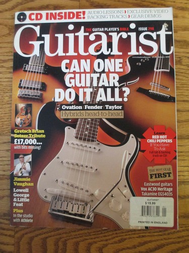 GUITARIST - JANUARY 2008 - THE GUITAR PLAYER'S BIBLE - MAGAZINE - FROM ENGLAND