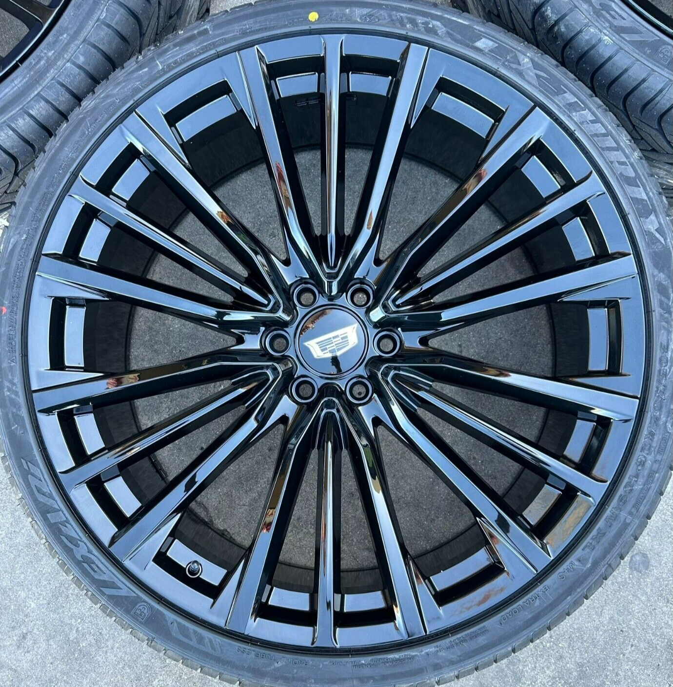 Fr205 Rims 26'' Escalade Wheels Gloss Black FR205 with Tires fit Silverado Yukon ...
