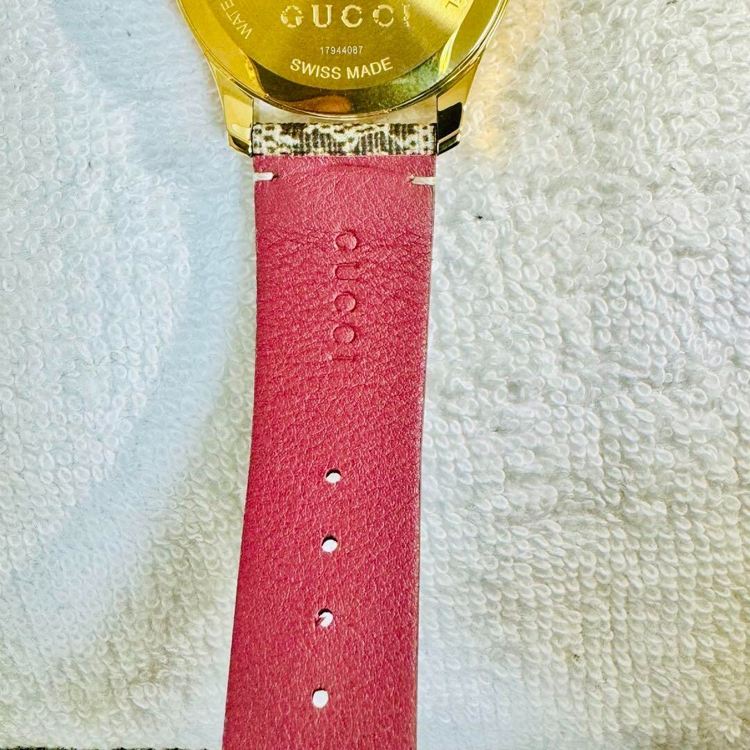 GUCCI　腕時計Gタイムレス　フラワー　花YA1264038チェリーブロッサム GUCCI 腕時計Gタイムレス フラワー 花YA1264038チェリー