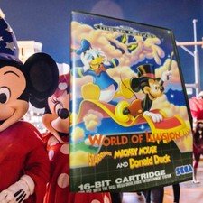 Thumbnail of ebay&reg; auction 135112713408 |  Sega Mega Drive World of Illusion Mickey Mouseand Donald Duck komplett