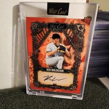 Ken Waldichuk  2023 Wild Card 5 Draw #5CDV-41 # 5/5 Auto card Oakland A's