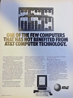 1984 Magazine Advertisement AT&T Computers | eBay