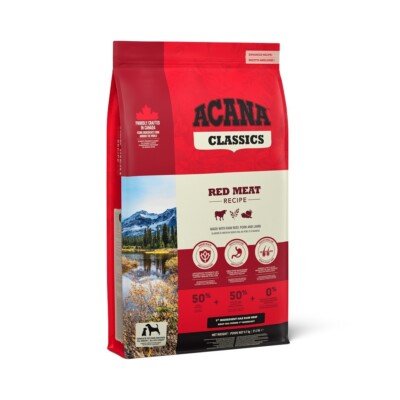 Acana Classic Red Meat Trockenfutter mit Lamm, Rind für Hunde alle Rassen 9,7 kg