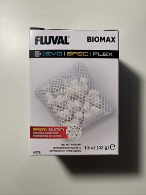 Fluval SPEC Fish Tank Water Aquarium Biomax Stage three biological Filter 1.5 Oz
