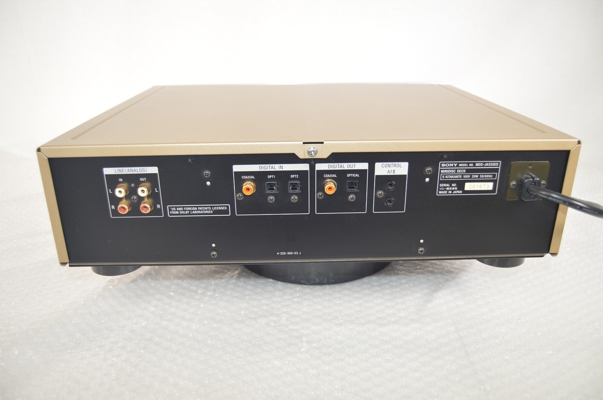 SONY MDS-JA555ES ミニディスクデッキ SONY MDS-JA555ES High Quality Mini Disc Deck Player Working