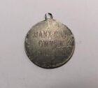Sterling Silver Cat Collar Charm Medal Manx Cat “Jet” Owner J. Griffins Scarce