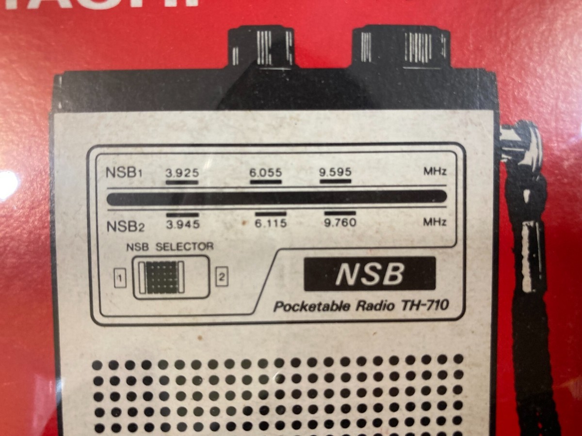 SW NSB Hitachi Pocketable Radio TH-710 | eBay