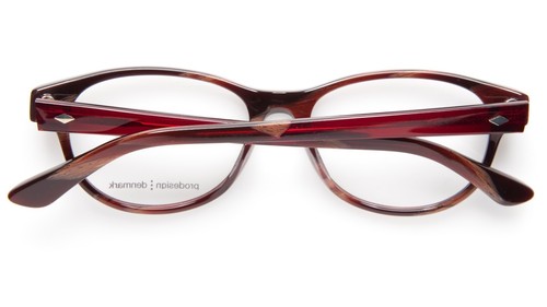 NEW PRODESIGN DENMARK 1744 c.3834 BURGUNDY EYEGLASSES FRAME 52-16-140 B38 Japan - Picture 7 of 12