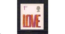 GB 2007-8 sg2693 Smilers Booklet Only Self Adhesive Stamp Love MNH