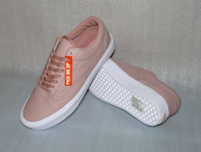 Vans OLD Skool Lite Perf Leder Herren Schuhe Freizeit Sneaker 42 US9 Blush Pink