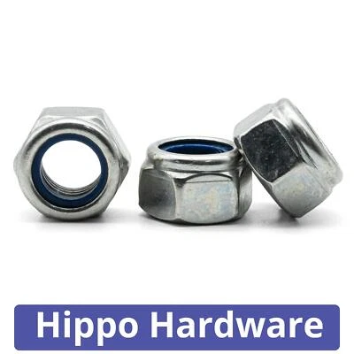 HIPPO HARDWARE Nyloc Nylon Insert Locking Nuts A4 Marine Grade Stainless Steel