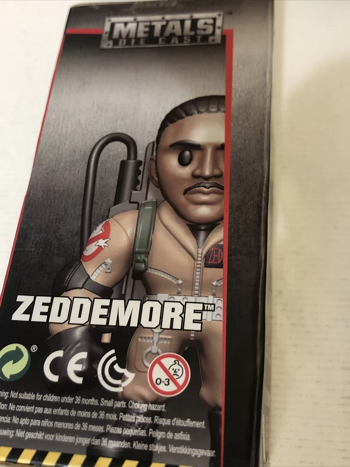 Figura Jada Metals Diecast 4" Alto 97640 - Zeddemore - Cazafantasmas Foto 4 de 4