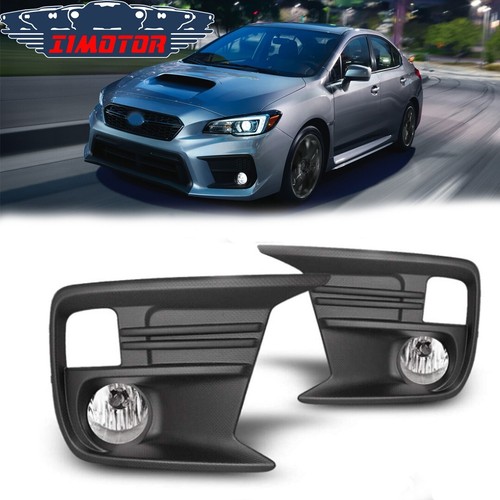 Complete Fog Light Kit For 2018-2021 Subaru WRX/STI - Pair With Wiring, Switch & Bezels
