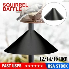 12-16IN Bird Feeder Station Squirrel Baffle Dome Stop Stealing Bird Feed Guard
