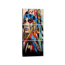 Native American Decor Native American Wall Art Truly Beauty Painting Indian G...