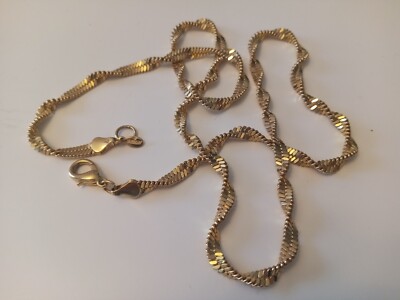 Givenchy Vintage Thick Twisted Chain Necklace. | eBay