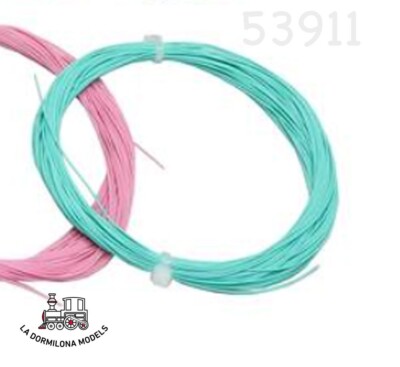 ESU 53911	Highly flexible wire, diameter 0.5mm, AWG36, 2A, 10m, turqoise (c139)