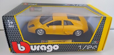 Burago - LAMBORGHINI MURCIELAGO (gelb) - Die Cast Modell - Maßstab 1:24