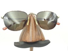 Vintage Marchon CEO109 Titanium Gold Tortoise Round Sunglasses FRAMES ONLY