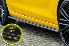 Seitenschweller Sideskirts aus ABS für Hyundai I30 N-Line Fastback Carbon Optik