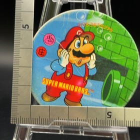 Mario Water Menko Super Mario Bros Famicom Card Nintendo 1985 NES Japanese