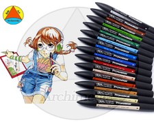 PROMARKER 12+1BLENDER PENNARELLI PANTONE WINSOR&NEWTON MARKER MANGA SET1 PANTONI