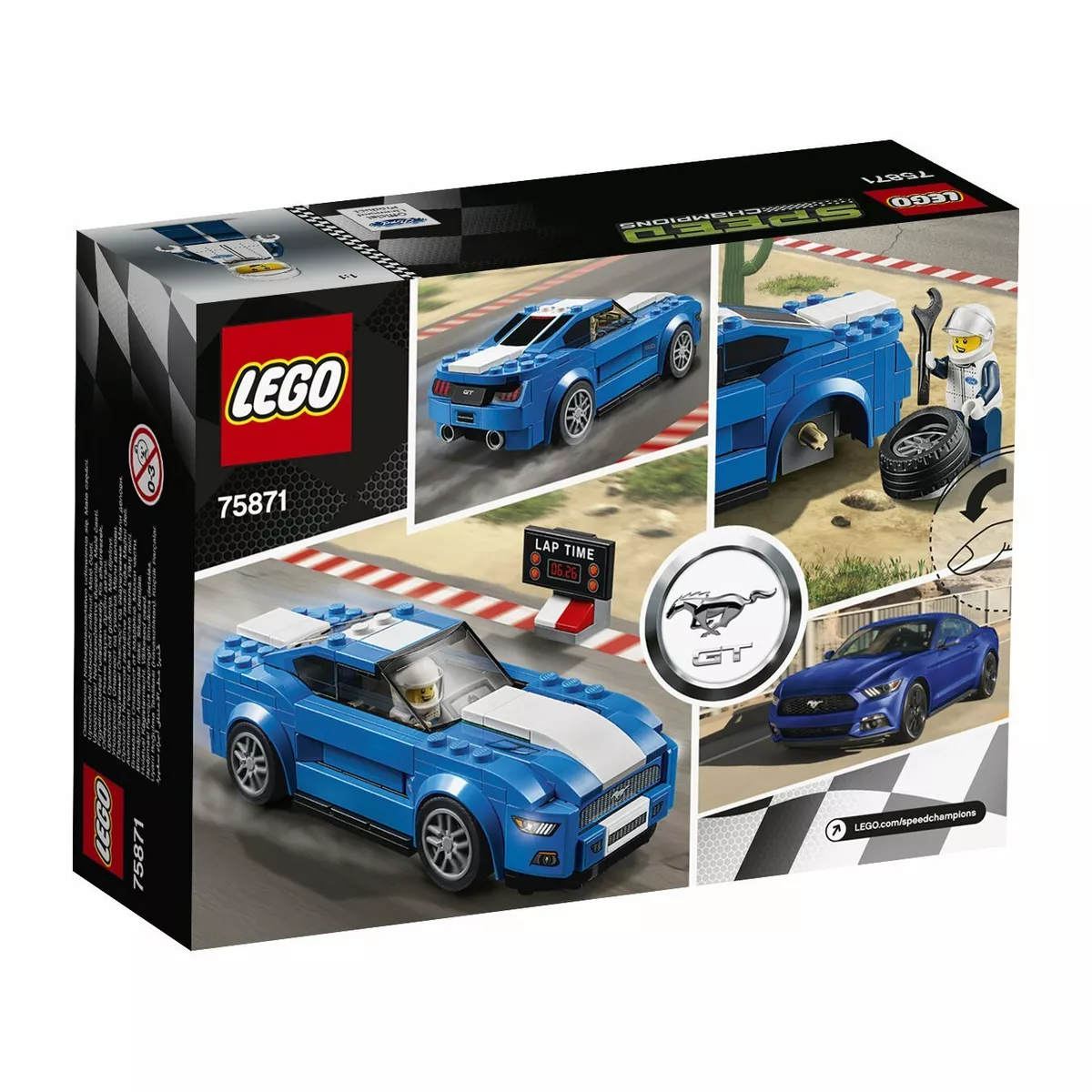 absorption tage lava LEGO Speed Champions Ford 75871: Ford Mustang GT A Ford Racing Driver  Minifigure 673419247245 | eBay