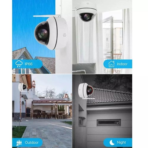 5MP Wifi Dome IR PTZ Kamera 5X Optischer Zoom Humanoid Tracking 2-Wege Gespräch - Picture 14 of 20