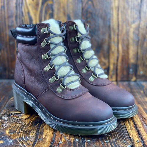 womens leather fur lined winter boots