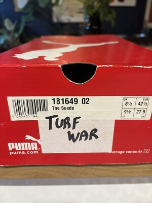 VERY RARE Authentic Official Banksy Puma Clyde Turf War Trainers