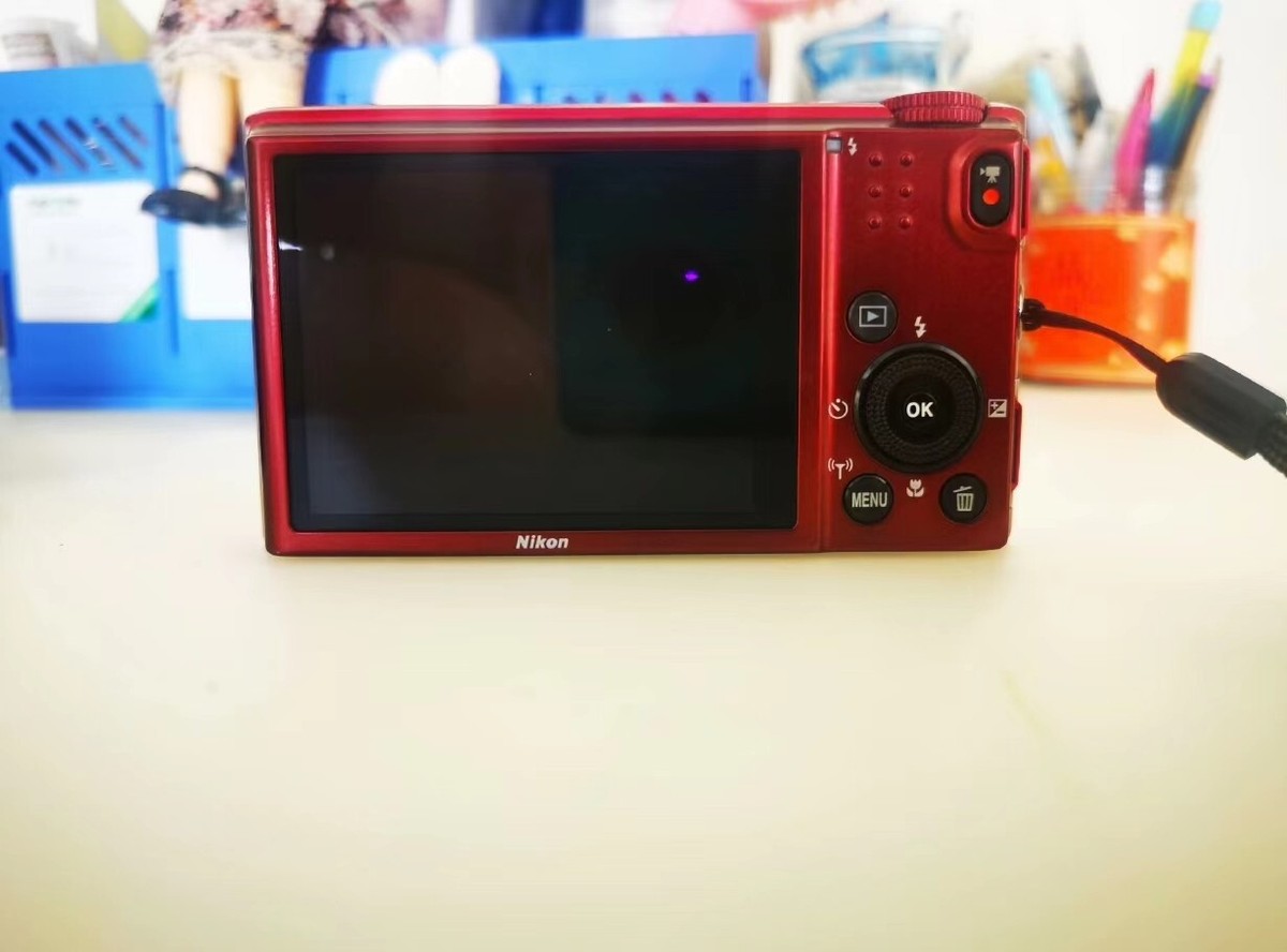 Nikon COOLPIX S9600 Red Compact Digital Camera 16.0MP 22x Optical