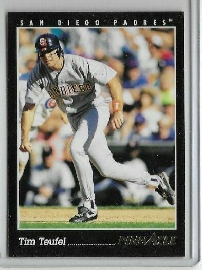 1993 Pinnacle #183 Tim Teufel San Diego Padres