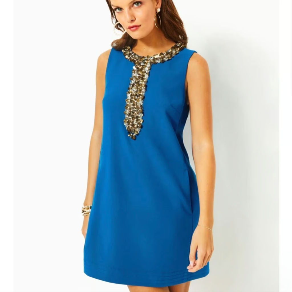 NWT Lilly Pulitzer EDITA Embellished Shift Dress | eBay NWT Lilly Pulitzer EDITA Embellished Shift Dress | eBay